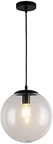 Wmmner Hängelampe, Retro Pendelleuchte Glas Hängelampen Höhenverstellbare Lampe Geeignet Kompatibel Mit Loft, Esszimmer 1, Atmosphäre Pendelleuchte, Kronleuchter (25 Cm)/Eine Farbe/30Cm von Wmmner