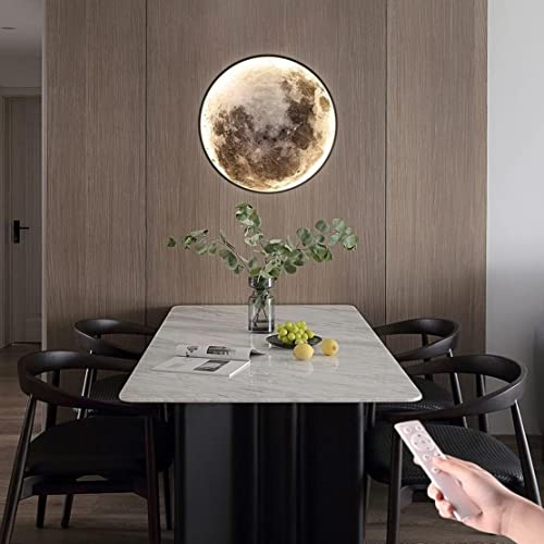 Wmmner Kerzenleuchter Led Dimmbar Mit Fernbedienung Wohnzimmer Moderne Nachttischlampe Runde Planet Wandleuchte, Kronleuchter von Wmmner