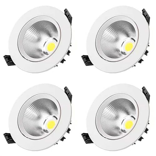 Wmmner Kommerzielle Einbauleuchte Für Die Wohnraumgestaltung, Led-Deckenleuchte, Augenschutz, 1Er-Pack/4Er-Pack/3000K/4Er-Pack 7 W von Wmmner