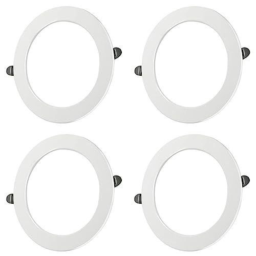 Wmmner Kommerzielle Led-Einbauleuchte Einbau-Deckenleuchte Aluminium-Spotlight Für Wohnzimmer Schlafzimmer Panel-Leuchte 1Er-Pack/4Er-Pack/3000K/4Er-Pack 12 W von Wmmner