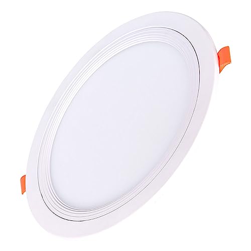 Wmmner Kommerzieller Downlight-Einbau-Deckenstrahler, Runde Loch-Dekordeckenleuchte Für Zu Hause, Deckenleuchte, 1Er-Pack/4Er-Pack/6000K/1 Packung 15 W von Wmmner
