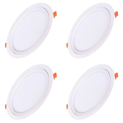 Wmmner Kommerzieller Downlight-Einbau-Deckenstrahler, Runde Loch-Dekordeckenleuchte Für Zu Hause, Deckenleuchte, 1Er-Pack/4Er-Pack/6000K/4Er-Pack 9 W von Wmmner