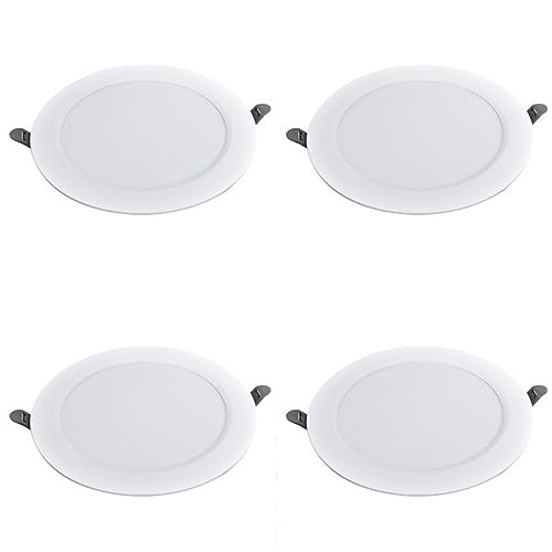Wmmner Kommerzielles Downlight Moderne Geschäfte Restaurants Strahler Wohnzimmer Schlafzimmer Deckenleuchte Einbau-Led-Panel-Leuchte 1 Packung/4 Packungen/4000K/4Er-Pack 6 W von Wmmner