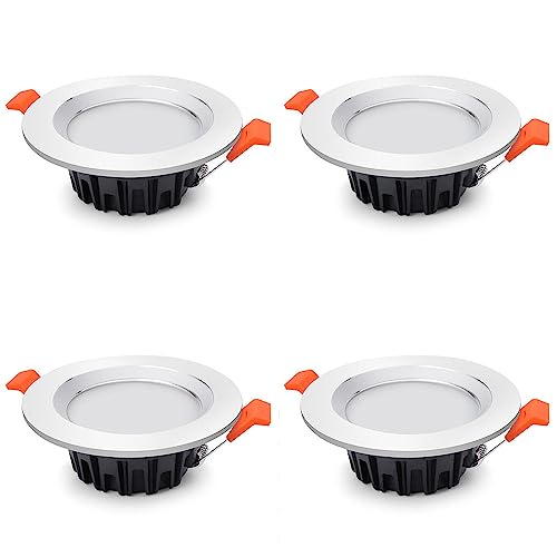 Wmmner Kommerzielles Downlight Nordic Led Einfache Wohnzimmer- Und Schlafzimmer-Deckenleuchte Für Zu Hause Aluminium-Dekorationsleuchte 1Er-Pack/4Er-Pack/4000K/4Er-Pack 5 W von Wmmner