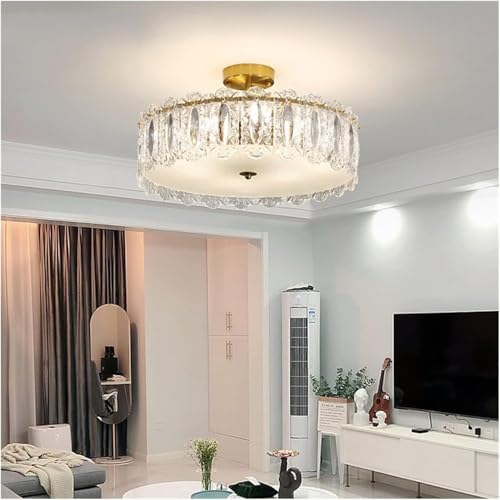 Wmmner Kristall-Deckenleuchten Moderne Schlafzimmerbeleuchtung Led-Deckenleuchte Kompatibel Mit Wohnzimmer Esszimmer Küche – Dekorative Leuchten, Kronleuchter/60Cm Wmmner Kristall-Deckenleuchten Moderne Schlafzimmerbeleuchtung Led-Deckenleuchte Kompatibel Mit Wohnzimmer Esszimmer Küche – Dekorative Leuchten, Kronleuchter/60Cm von Wmmner