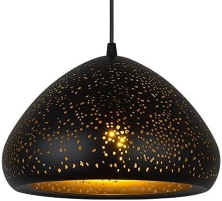 Wmmner Kronleuchter Im Industriestil Eisen-Pendelleuchte Personalisierte Einfach-Hängelampe Lampenschirm, E27-Sockel Deckenleuchte von Wmmner