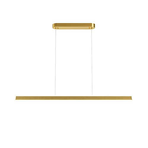 Wmmner Kronleuchter Led-Linear-Pendelleuchte Minimalistischer Insel-Kronleuchter, 47,2" 60W Hängeleuchte Deckenlampe Esstisch-Leuchte, Schlafzimmer Esszimmer Büro Restaurant Kronleuchter (Dunkel-Dimmb Wmmner Kronleuchter Led-Linear-Pendelleuchte Minimalistischer Insel-Kronleuchter, 47,2" 60W Hängeleuchte Deckenlampe Esstisch-Leuchte, Schlafzimmer Esszimmer Büro Restaurant Kronleuchter (Dunkel-Dimmb von Wmmner