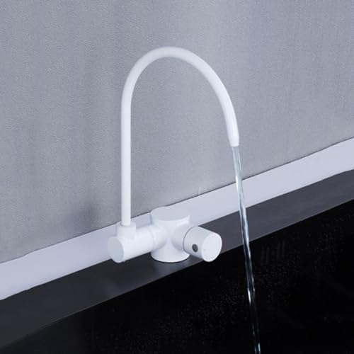 Wmmner Küchenarmatur Faltbarer Küchenwasserfilterhahn Kaltwasserkreislauf Wasserhahn Mit Einzel-Lever Control Compact Für Platzsparendes Und Stilvolles Aqiong von Wmmner