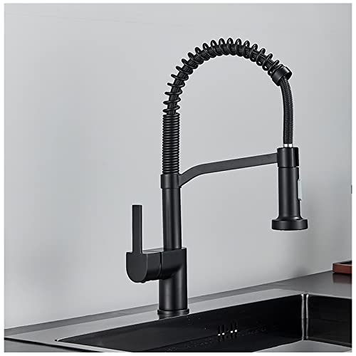 Wmmner Küchenarmatur Gewerbliche Küchenarmatur Mit Pull-Down-Sprüher High Arc Spmessingkonstruktion Einfach Zu Reinigen Küchenspüle Wasserhahn Für Zuhause Und Restaurant Ulz 000950 Küchenspüle Wasserh von Wmmner