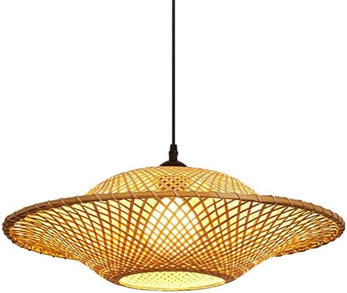 Wmmner Lampenschirm aus Weide im japanischen Stil, Hängeleuchte, oval, Boho, Korb, handgefertigt, E27, Basis, Zubehör für Kücheninsel, Deckenaufhängung mit LED Wmmner Lampenschirm aus Weide im japanischen Stil, Hängeleuchte, oval, Boho, Korb, handgefertigt, E27, Basis, Zubehör für Kücheninsel, Deckenaufhängung mit LED von Wmmner