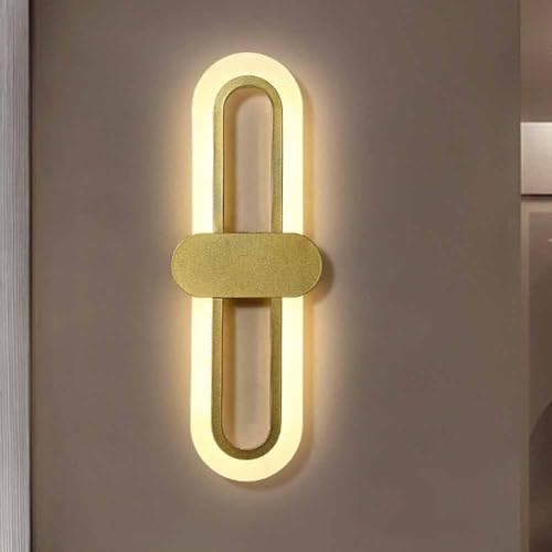 Wmmner Led-Linearleuchte Gold Lange Stange Badezimmer Wandleuchte Acryl Oval Rund Nach Oben Und Unten Wandleuchte, Deckenleuchte Wmmner Led-Linearleuchte Gold Lange Stange Badezimmer Wandleuchte Acryl Oval Rund Nach Oben Und Unten Wandleuchte, Deckenleuchte von Wmmner