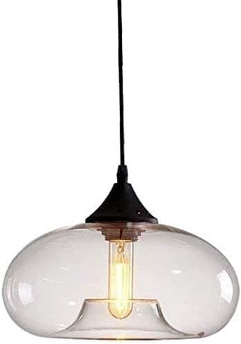 Wmmner Led Moderne Kronleuchter Lampe, Lights Industrielle Glas Pendelleuchte Traditionelle V Intage Klassischer Stil Licht Kronleuchter Hängende Beleuchtungskörper, Kronleuchter (28 * 14 Cm)/28*14Cm von Wmmner