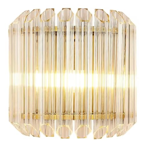 Wmmner Leichte Luxuriöse Kristall-Wandleuchte Für Nordisches Wohnzimmer D Wandleuchten Für Flur, Bett, Schlafzimmer, Wohnzimmer, Led-Wandleuchten Für Den Innenbereich/Warmweiß (2700–3500 K) von Wmmner