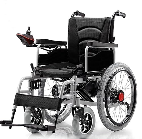 Wmmner Leichter Elektrischer Rollstuhl Für Erwachsene, Mobilitätsstuhl Fernbedienung 20 Ah Batterie 15 Kmph 500 W (2 X 250 W) Dual Motor Aluminiumrahmen, Langstrecken-Power-Rollstuhl Intelligenter Mot von Wmmner
