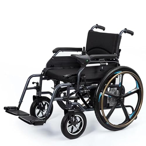Wmmner Leichter Rollstuhl Für Erwachsene, Klapprollstühle, Compact Rollstuhl Mit Verstellbaren Fußstützen Mit Verstellbarem Sicherheitsgurt Kohlenstoffstahlrahmen Pu-Räder, Trolleys Für Ältere Flugzeu von Wmmner