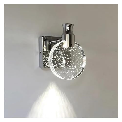 Wmmner Luxuriöse Kristall-Led-Wandleuchte Mit Einer Linse, Flur, Schlafzimmer, Bett, Treppe, Hintergrund, Wohnzimmer, Dekoration, Nachtlicht, Für Das Wohnzimmer/Silber/Klein 13 cm Wmmner Luxuriöse Kristall-Led-Wandleuchte Mit Einer Linse, Flur, Schlafzimmer, Bett, Treppe, Hintergrund, Wohnzimmer, Dekoration, Nachtlicht, Für Das Wohnzimmer/Silber/Klein 13 cm von Wmmner