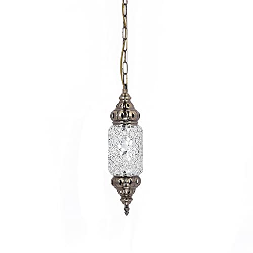 Wmmner Mediterraner Stil Bunte Glas Wandleuchte für Schlafzimmer Hotel Cafe Korridor Balkon 2-flammige Wandleuchte (Gelb)/und von Wmmner