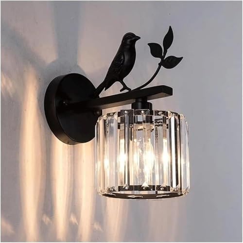 Wmmner Metall-Wandleuchte Für Badezimmer, Waschtisch, Vogel-Kristall-Wandleuchte, V-Intage Wandleuchte, Deckenleuchte Wmmner Metall-Wandleuchte Für Badezimmer, Waschtisch, Vogel-Kristall-Wandleuchte, V-Intage Wandleuchte, Deckenleuchte von Wmmner