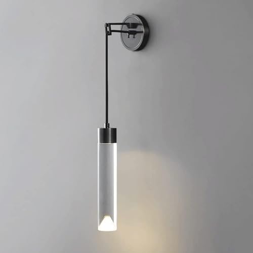 Wmmner Moderne 12-W-Led-Messing-Wandleuchte Einfach-Kopf-Nachttisch-Wandleuchte Kupferflöte Flur-Wandleuchte Mit Kristallschirm, Modernes Esszimmer von Wmmner