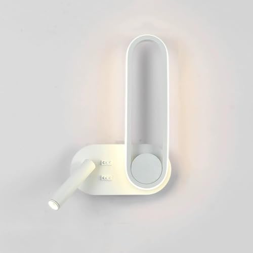 Wmmner Moderne 365° Drehbare Wandleuchte Led-Wandleseleuchte Mit Schalter, Verstellbarer Lesespot Für Das Bett, Modernes Esszimmer/Weiß/Touch-Dimmung Wmmner Moderne 365° Drehbare Wandleuchte Led-Wandleseleuchte Mit Schalter, Verstellbarer Lesespot Für Das Bett, Modernes Esszimmer/Weiß/Touch-Dimmung von Wmmner