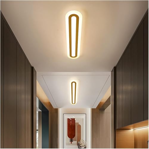 Wmmner Moderne Flur-Deckenleuchte Wandleuchte Mit Fernbedienung Wohnzimmer-Nachttisch-Deckenwandleuchte Badezimmer-Garderobenbeleuchtung, Deckenleuchte/Einfarbig/L60 cm X H20 cm von Wmmner
