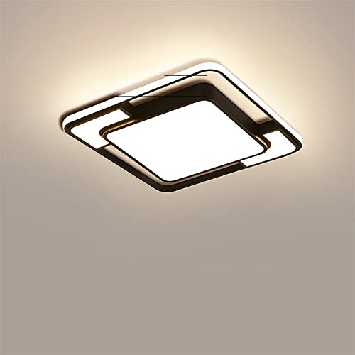 Wmmner Moderne Led-Deckenleuchte, Kompatibel Mit Wohnzimmer, Schlafzimmer, Arbeitszimmer, Zuhause, Mit Fernbedienung, Dimmbar, Rechteckig, Schwarzer Kronleuchter, Beleuchtung, Modernes Esszimmer/C-42 Wmmner Moderne Led-Deckenleuchte, Kompatibel Mit Wohnzimmer, Schlafzimmer, Arbeitszimmer, Zuhause, Mit Fernbedienung, Dimmbar, Rechteckig, Schwarzer Kronleuchter, Beleuchtung, Modernes Esszimmer/C-42 von Wmmner