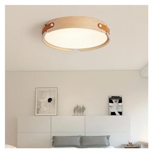 Wmmner Moderne Led-Deckenleuchte, Rund, Schlank, Wohnzimmerleuchte, Schlafzimmer, Balkon, Led-Leuchten, Kronleuchter/Holz/42 cm Wmmner Moderne Led-Deckenleuchte, Rund, Schlank, Wohnzimmerleuchte, Schlafzimmer, Balkon, Led-Leuchten, Kronleuchter/Holz/42 cm von Wmmner