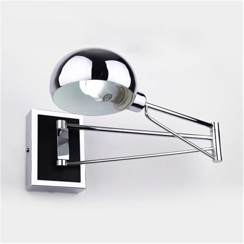 Wmmner Moderne Led-Wandleuchten Einfache Nachttisch-Wandleuchte Mit Dimmerschalter Chrom Flexible Wandleuchten Leselicht Innenbeleuchtung, Deckenleuchte/Mit Kabel Und Eu-Stecker Wmmner Moderne Led-Wandleuchten Einfache Nachttisch-Wandleuchte Mit Dimmerschalter Chrom Flexible Wandleuchten Leselicht Innenbeleuchtung, Deckenleuchte/Mit Kabel Und Eu-Stecker von Wmmner