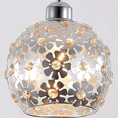Wmmner Multi Lights Duplex Hollow Wohnzimmer Loft Kronleuchter Multi-Bälle Minimalistische Treppe Lang Modern Kreatives Hotel Villa Treppenhaus Hohe Decke Pendelleuchte Metall Kristall (Gold 5 Kugeln) von Wmmner