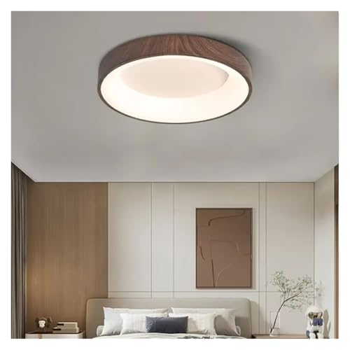 Wmmner Nordische Led-Deckenleuchte Schlafzimmer Wohnzimmer Küche Flur Modern Holzstruktur Rund Walnuss Kronleuchter, Haushalt/Kaltweiß/D 48 cm Wmmner Nordische Led-Deckenleuchte Schlafzimmer Wohnzimmer Küche Flur Modern Holzstruktur Rund Walnuss Kronleuchter, Haushalt/Kaltweiß/D 48 cm von Wmmner