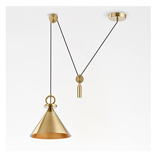Wmmner Pendelleuchte, Kronleuchter Led Nordic Persönlichkeit Einziehbare Kunst Kronleuchter Kreative Post-Moderne Restaurant Cafe Bar Theke Heben Goldene Dekorative Beleuchtung Lampe Pendelleuchten (W Wmmner Pendelleuchte, Kronleuchter Led Nordic Persönlichkeit Einziehbare Kunst Kronleuchter Kreative Post-Moderne Restaurant Cafe Bar Theke Heben Goldene Dekorative Beleuchtung Lampe Pendelleuchten (W von Wmmner