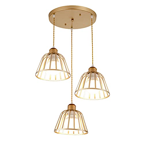 Wmmner Pendelleuchte, Kronleuchter Led Nordic Persönlichkeit Kunst Restaurant Kronleuchter Gold Einfache Post-Modern 3 Köpfe Bar Theke Home Esstisch Kreatives Schlafzimmer Studie Lampe Pendelleuchten Wmmner Pendelleuchte, Kronleuchter Led Nordic Persönlichkeit Kunst Restaurant Kronleuchter Gold Einfache Post-Modern 3 Köpfe Bar Theke Home Esstisch Kreatives Schlafzimmer Studie Lampe Pendelleuchten von Wmmner
