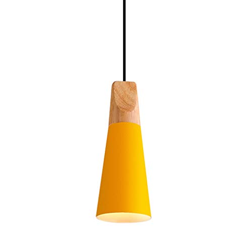 Wmmner Pendelleuchte, Pendelleuchte Deckenleuchte Einfacher Kronleuchter Wohnzimmer Tischlampe Bar Schreibtisch Flur Büro Arbeitst Nacht Kleiner Kronleuchter Pendelleuchter (Grau, A)/Gelb/a von Wmmner