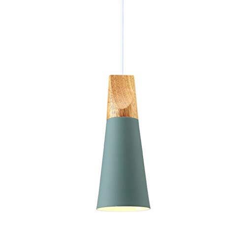 Wmmner Pendelleuchte, Pendelleuchte Deckenleuchte Einfacher Kronleuchter Wohnzimmer Tischlampe Bar Schreibtisch Flur Büro Arbeitst Nacht Kleiner Kronleuchter Pendelleuchter (Grau, A)/Grün/a von Wmmner