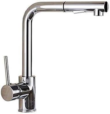 Wmmner Pull Out Spray Head Küche Wasserhahn Chrom Waschbecken Mischbatterie 360 176; Rotation Mit Aerator Deck Montiert Einhebel Küchenspüle Wasserhahn Torneira Cozinha von Wmmner