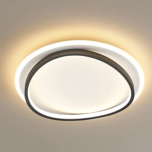 Wmmner Schlafzimmer-Deckenleuchte Ultradünne, Unregelmäßige Dekorative Deckenlampe Luxuriöse Runde, Schlichte Kronleuchter Atmosphärische Led-Lampen Kreative Zimmerlampen Interessantes Leben (Schwarz Wmmner Schlafzimmer-Deckenleuchte Ultradünne, Unregelmäßige Dekorative Deckenlampe Luxuriöse Runde, Schlichte Kronleuchter Atmosphärische Led-Lampen Kreative Zimmerlampen Interessantes Leben (Schwarz von Wmmner