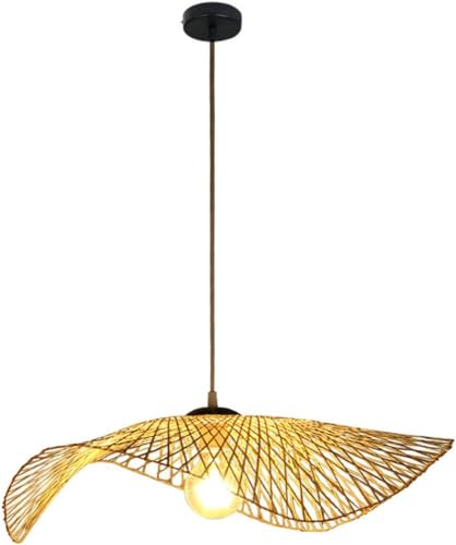 Wmmner Single Layer Wicker Light Basket Lamp Shade 1-Pack Coastal Style Cage Ceiling Chandelier Restaurant Ceiling Lamp Wicker Lighting Fixtures,Chandelier/55Cm Wmmner Single Layer Wicker Light Basket Lamp Shade 1-Pack Coastal Style Cage Ceiling Chandelier Restaurant Ceiling Lamp Wicker Lighting Fixtures,Chandelier/55Cm von Wmmner