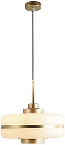 Wmmner Skandinavischer Stil Glas Industrielle Pendelleuchten Creme Glas Pendelleuchte Kreative Einfache Esszimmer Arbeitszimmer Einzelkopf Gold Eisen Hängelampe Höhenverstellbar Ulz 000650 Touch Contr von Wmmner