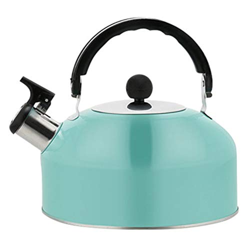 Wmmner Stove Top Teapot Tea Kettle 3L Stainless Steel Tea Kettle With Handle For Tea Blooming Fruit Tea Bag Blue Teapot von Wmmner