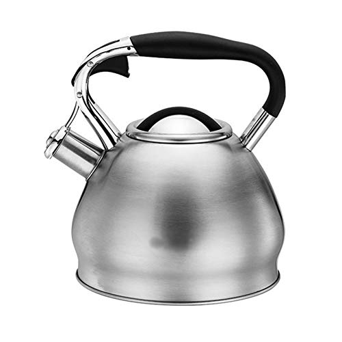 Wmmner Teekessel Aus Edelstahl 304 In Lebensmittelqualität Mit Hitzebeständigem Griff Geeignet Für Verschiedene Öfen Für Kaffee, Milch Usw., Gas () von Wmmner