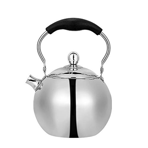 Wmmner Teekessel Herdplatte 2.0L Edelstahl Wasserkocher Heizung Wasserkocher Schnell Sieb Teekanne Gasherd Induktionskocher Universalkessel von Wmmner
