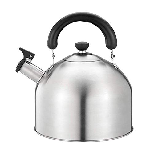 Wmmner Teekessel Herdplatte Edelstahl Teekanne Ergonomischer Klappgriff Wasserkocher Geeignet Für Alle Öfen 3.2L / 4.2L / 5.2L () Ulz 000296 Whistle Kettle, Stove Top Kettle, Tee Kettle Stovetop Mitdr von Wmmner