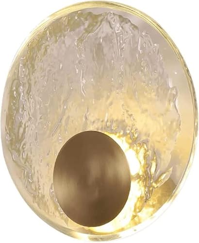 Wmmner Wandleuchte, Bettnachttischlampe Aus Kupfer, Einfache Wandleuchte Mit Glashalterung, Kunst-Wandfluter, Kompatibel Mit Zimmerhintergrund, Schminktisch, Bett, Für Wohnzimmer/Einfarbig/S Wmmner Wandleuchte, Bettnachttischlampe Aus Kupfer, Einfache Wandleuchte Mit Glashalterung, Kunst-Wandfluter, Kompatibel Mit Zimmerhintergrund, Schminktisch, Bett, Für Wohnzimmer/Einfarbig/S von Wmmner