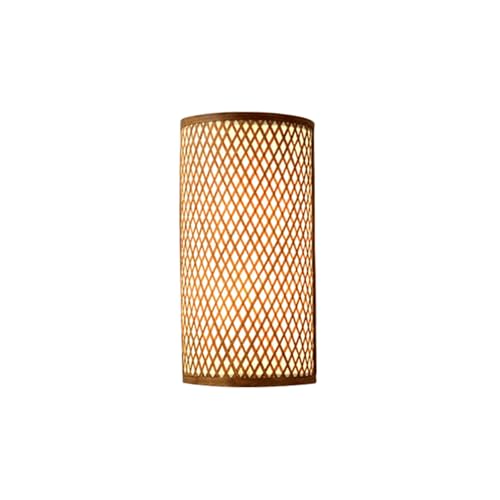 Wmmner Wandleuchte Im Japanischen Stil Bambus-Wandleuchte Rustikale Bauernhaus-Rattan-Schirm Tunnel-Leuchte Boho Kleine Wandleuchte Für Schlafzimmer, Nachttisch, Wohnzimmer, Balkon, Treppe, Flur, Essz Wmmner Wandleuchte Im Japanischen Stil Bambus-Wandleuchte Rustikale Bauernhaus-Rattan-Schirm Tunnel-Leuchte Boho Kleine Wandleuchte Für Schlafzimmer, Nachttisch, Wohnzimmer, Balkon, Treppe, Flur, Essz von Wmmner