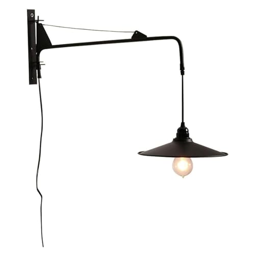 Wmmner Wandleuchte Industrielle Schwenkarm-Wandleuchte Mit Ein-/Aus-Schalter Vintage Winkel Verstellbare Steckwandleuchte 23,6 Zoll Einzigartige Wandleuchte Für Schlafzimmer, Bettseite, Wohnzimmer, Fl Wmmner Wandleuchte Industrielle Schwenkarm-Wandleuchte Mit Ein-/Aus-Schalter Vintage Winkel Verstellbare Steckwandleuchte 23,6 Zoll Einzigartige Wandleuchte Für Schlafzimmer, Bettseite, Wohnzimmer, Fl von Wmmner