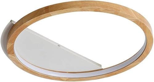 Wmmner Wasserdichte Deckenleuchte Ip55 Led Deckenleuchte Compatible Mit Badezimmer Ultra-Thin Mi-Ni Log Holzlampe 4000K Tageslicht 19W, Kronleuchter/Weiß von Wmmner