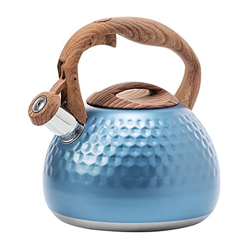 Wmmner Whistle Rapid Heating Kettle Blaue Teekannen Edelstahl-Teekanne Mit Großer Kapazität Geeignet Für Den Herdplatte Für Kaffee, Milch Usw., Gas Elektrisch Anwendbar Wmmner Whistle Rapid Heating Kettle Blaue Teekannen Edelstahl-Teekanne Mit Großer Kapazität Geeignet Für Den Herdplatte Für Kaffee, Milch Usw., Gas Elektrisch Anwendbar von Wmmner
