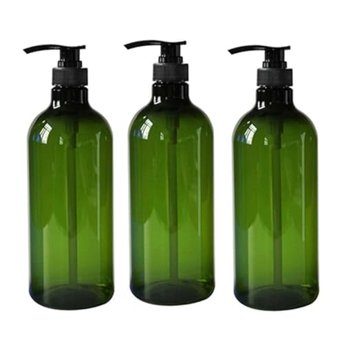 Wmool 1000 ml Badezimmer-Shampoo-Seifenspender, Duschgel, Conditioner, nachfüllbar, Kunststoff, leer von Wmool