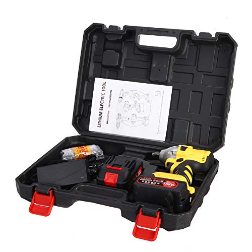 158VF 19800mAh Cordless Brushless Impact Wrench Power Driver Electric Wrench Socket Battery Hand Drill Installation Power Tools 158VF 19800mAh Cordless Brushless Impact Wrench Power Driver Electric Wrench Socket Battery Hand Drill Installation Power Tools von WnewTools