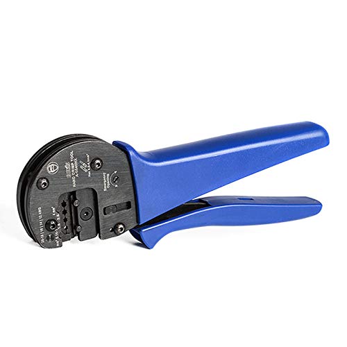 IWS-0540HX Hand-Crimpzange, Werkzeuge für 0,14 mm²-4,0 mm² (AWG26-12) Harting Han D/E/C Steckverbinder mit Locator von WnewTools